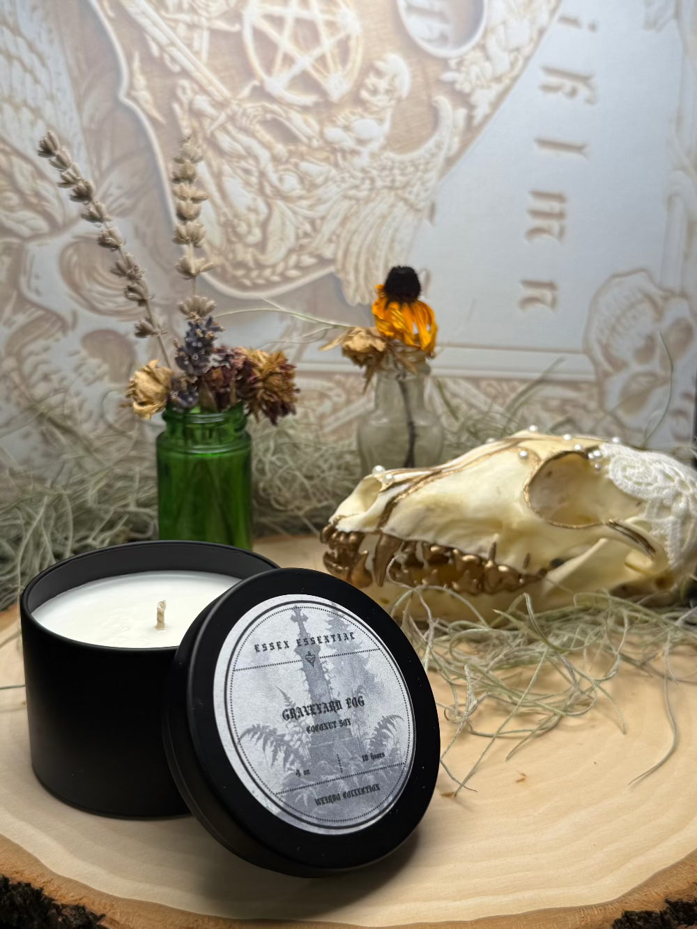 Coconut-Soy Wax Candle, 4oz